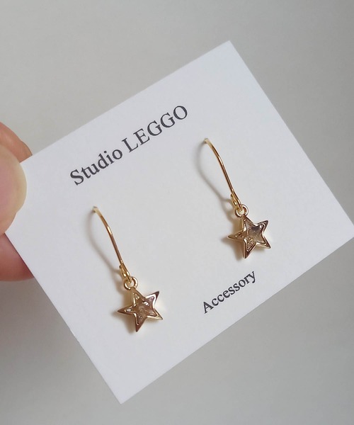 CERCA（チェルカ）の「Studio LEGGO/LEGGOピアス（ピアス（両耳用）・レディース・A/B/C/D/E/F/G/I/H/J/K/L・FREE）」の8枚目の写真