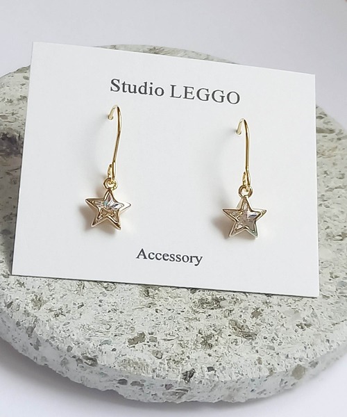 CERCA（チェルカ）の「Studio LEGGO/LEGGOピアス（ピアス（両耳用）・レディース・A/B/C/D/E/F/G/I/H/J/K/L・FREE）」の20枚目の写真