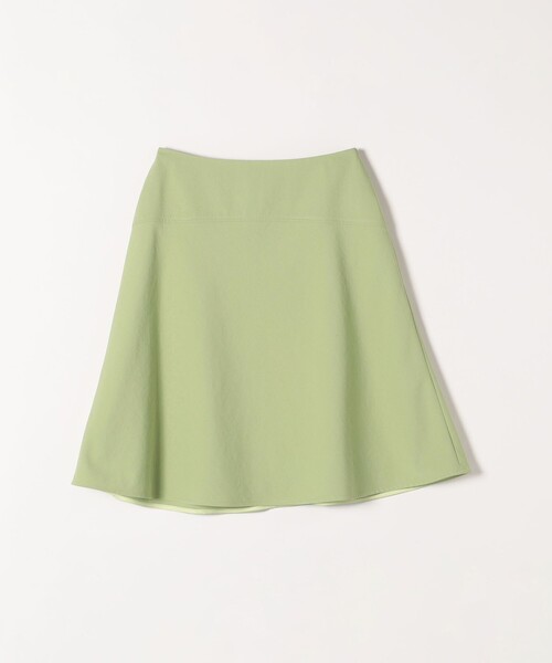 SHIPS any（シップス エニィ）の「SHIPS any:〈洗濯機可能〉フレア ミディ スプリング スカート（スカート・レディース・ベージュ/ライトグリーン/ネイビー・36/38）」の4枚目の写真