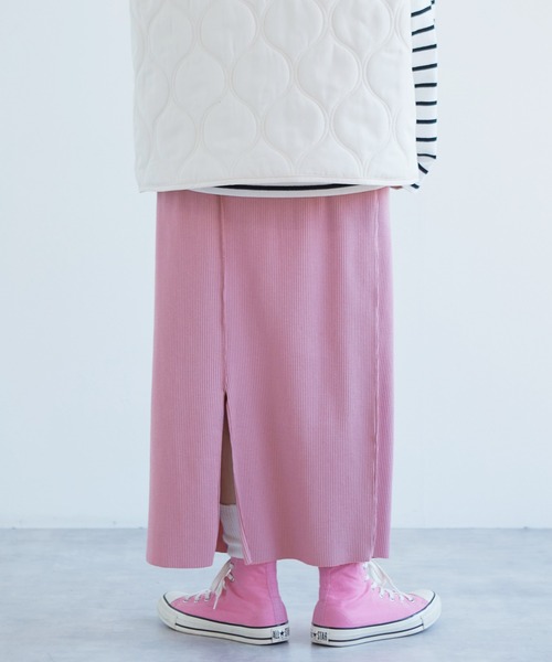 w closet（ダブルクローゼット）の「リブロングスカート