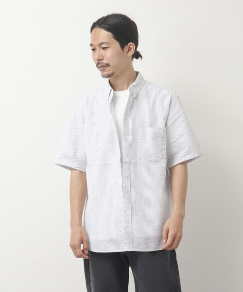 NANGA（ナンガ）の「【NANGA/ナンガ】別注S/S DAILY SHIRT 半袖 デイリーシャツ（シャツ/ブラウス・メンズ・グレー/ブラック/ブルー・L/M）」の20枚目の写真