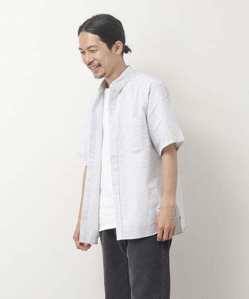 NANGA（ナンガ）の「【NANGA/ナンガ】別注S/S DAILY SHIRT 半袖 デイリーシャツ（シャツ/ブラウス・メンズ・グレー/ブラック/ブルー・L/M）」の19枚目の写真