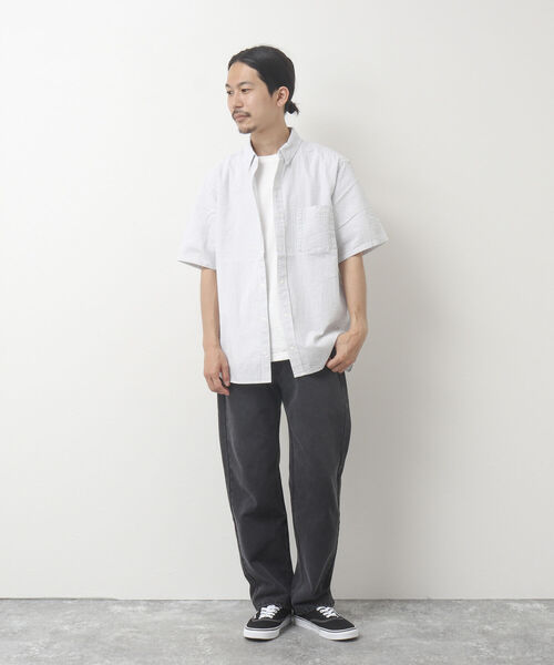 NANGA（ナンガ）の「【NANGA/ナンガ】別注S/S DAILY SHIRT 半袖 デイリーシャツ（シャツ/ブラウス・メンズ・グレー/ブラック/ブルー・L/M）」の16枚目の写真