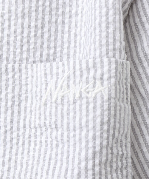NANGA（ナンガ）の「【NANGA/ナンガ】別注S/S DAILY SHIRT 半袖 デイリーシャツ（シャツ/ブラウス・メンズ・グレー/ブラック/ブルー・L/M）」の5枚目の写真