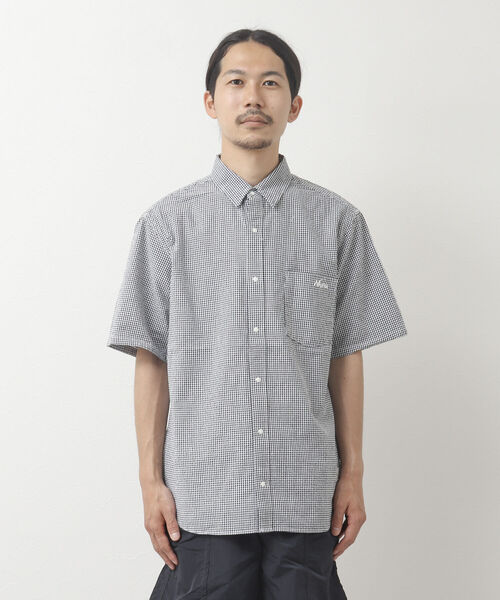 NANGA（ナンガ）の「【NANGA/ナンガ】別注S/S DAILY SHIRT 半袖 デイリーシャツ（シャツ/ブラウス・メンズ・グレー/ブラック/ブルー・L/M）」の6枚目の写真