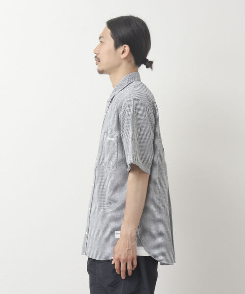 NANGA（ナンガ）の「【NANGA/ナンガ】別注S/S DAILY SHIRT 半袖 デイリーシャツ（シャツ/ブラウス・メンズ・グレー/ブラック/ブルー・L/M）」の7枚目の写真