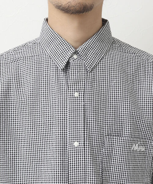 NANGA（ナンガ）の「【NANGA/ナンガ】別注S/S DAILY SHIRT 半袖 デイリーシャツ（シャツ/ブラウス・メンズ・グレー/ブラック/ブルー・L/M）」の9枚目の写真