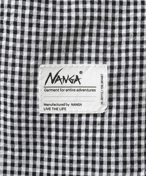 NANGA（ナンガ）の「【NANGA/ナンガ】別注S/S DAILY SHIRT 半袖 デイリーシャツ（シャツ/ブラウス・メンズ・グレー/ブラック/ブルー・L/M）」の14枚目の写真