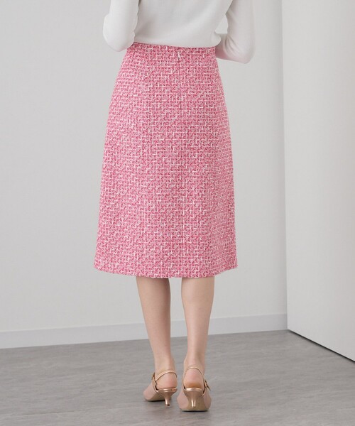 ANAYI（アナイ）の「【セットアップ対応商品】トーンミックスツイード スカート（スカート・レディース・ネイビー/レッド・38/36/34）」の9枚目の写真