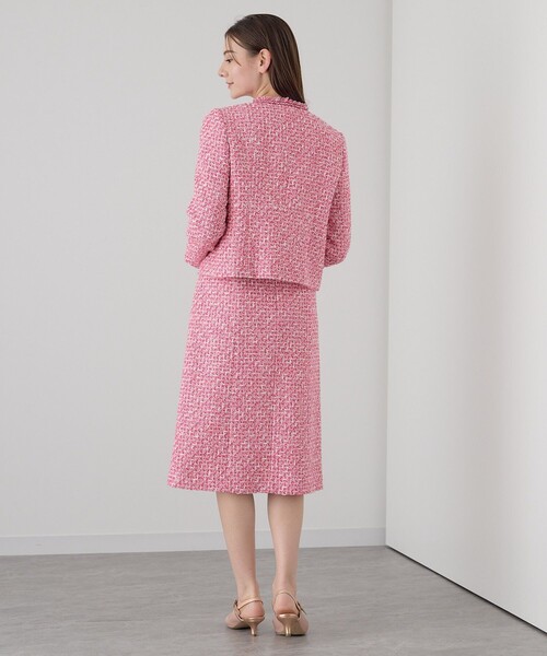 ANAYI（アナイ）の「【セットアップ対応商品】トーンミックスツイード スカート（スカート・レディース・ネイビー/レッド・38/36/34）」の13枚目の写真