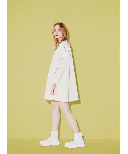 COEL（コエル）の「フリルスリーブミニワンピース（ドレス）」 - WEAR