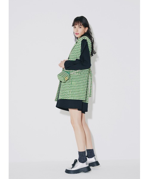 COEL（コエル）の「フリルスリーブミニワンピース（ドレス）」 - WEAR