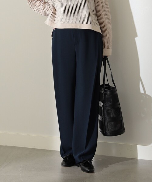 Demi-Luxe BEAMS(デミルクス ビームス)の「Demi-Luxe BEAMS / ドビークロス タックパンツ(その他パンツ・レディース・ネイビー/マスタード・36/38)」の18枚目の写真
