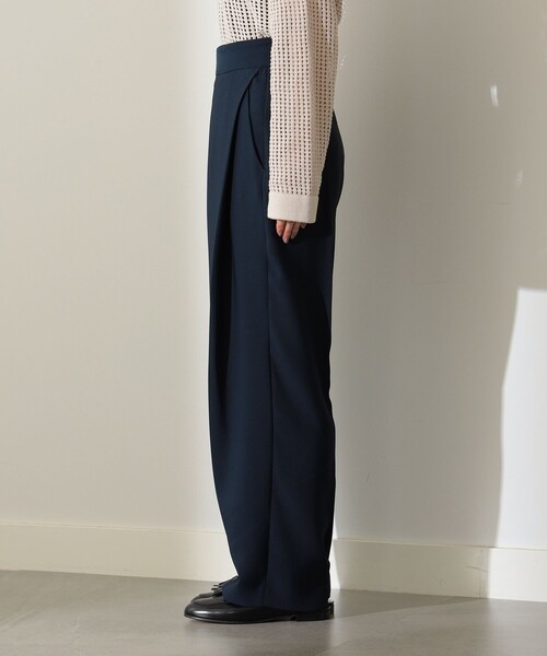 Demi-Luxe BEAMS(デミルクス ビームス)の「Demi-Luxe BEAMS / ドビークロス タックパンツ(その他パンツ・レディース・ネイビー/マスタード・36/38)」の12枚目の写真