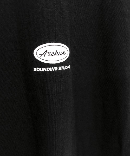 TRAP/U (トラップユー)の「ワンポイント&バックメッセージプリント / クルーネック ロングT(Tシャツ/カットソー・メンズ・ホワイト/ブラック/ライトグリーン・L/M)」の10枚目の写真