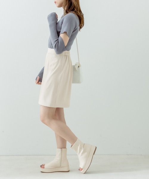 OLIVE des OLIVE（オリーブデオリーブ）の「マルチwayチュール×ミニスカート（スカート・レディース・オフホワイト/ブラック・FREE）」の16枚目の写真