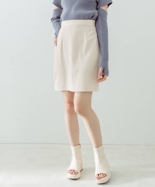 OLIVE des OLIVE（オリーブデオリーブ）の「マルチwayチュール×ミニスカート（スカート・レディース・オフホワイト/ブラック・FREE）」の18枚目の写真