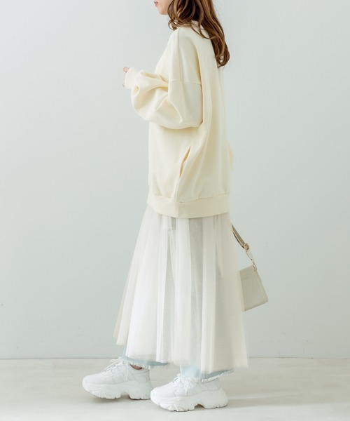 OLIVE des OLIVE（オリーブデオリーブ）の「マルチwayチュール×ミニスカート（スカート・レディース・オフホワイト/ブラック・FREE）」の22枚目の写真