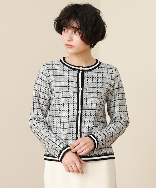 TRUDEA(トルディア)の「ツイードニットカーディガン(カーディガン/ボレロ)」 - WEAR