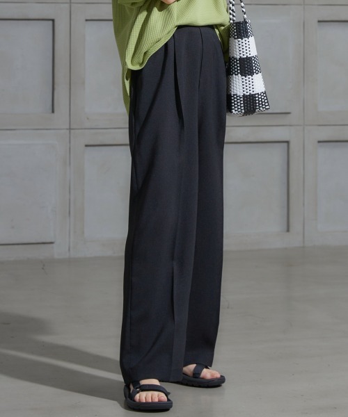 miclat（ミクラ）の「大きいサイズ　麻調合繊カラーパンツ　miclat（その他パンツ・レディース・マスタード/ブラック/ミント/レッド/グリーン・L/LL/3L/4L/5L）」の17枚目の写真