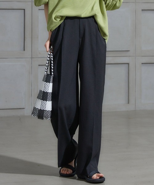 miclat（ミクラ）の「大きいサイズ　麻調合繊カラーパンツ　miclat（その他パンツ・レディース・マスタード/ブラック/ミント/レッド/グリーン・L/LL/3L/4L/5L）」の21枚目の写真