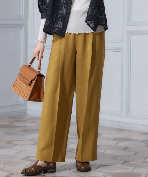 miclat（ミクラ）の「大きいサイズ　麻調合繊カラーパンツ　miclat（その他パンツ・レディース・マスタード/ブラック/ミント/レッド/グリーン・L/LL/3L/4L/5L）」の13枚目の写真