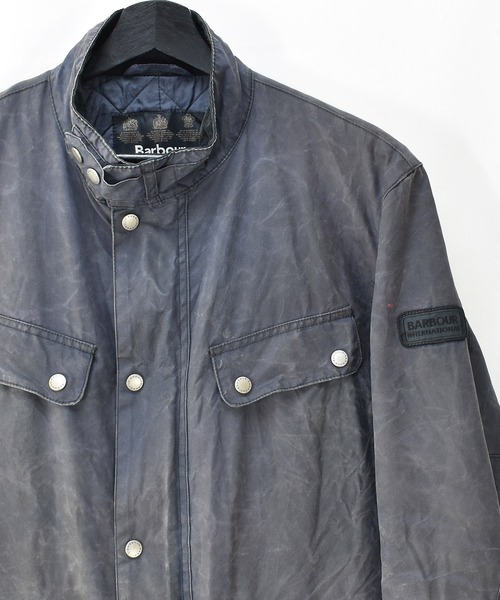 Barbour（バブアー）の「【ヴィンテージ古着】Barbour/バブアー ”INTERNATIONAL” インターナショナル オイルド ライダースジャケット（ライダースジャケット・メンズ・グレー・LARGE）」の13枚目の写真