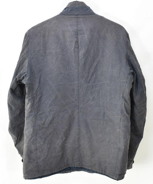 Barbour（バブアー）の「【ヴィンテージ古着】Barbour/バブアー ”INTERNATIONAL” インターナショナル オイルド ライダースジャケット（ライダースジャケット・メンズ・グレー・LARGE）」の6枚目の写真