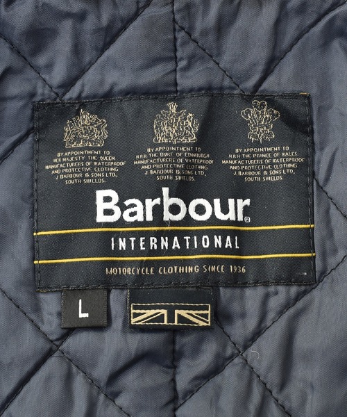 Barbour（バブアー）の「【ヴィンテージ古着】Barbour/バブアー ”INTERNATIONAL” インターナショナル オイルド ライダースジャケット（ライダースジャケット・メンズ・グレー・LARGE）」の2枚目の写真