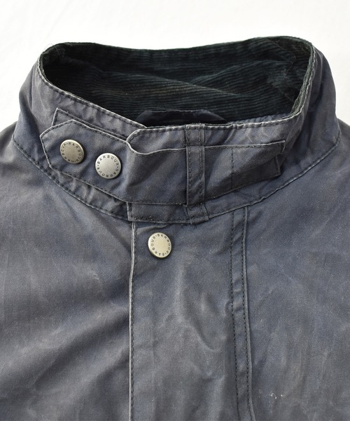 Barbour（バブアー）の「【ヴィンテージ古着】Barbour/バブアー ”INTERNATIONAL” インターナショナル オイルド ライダースジャケット（ライダースジャケット・メンズ・グレー・LARGE）」の11枚目の写真