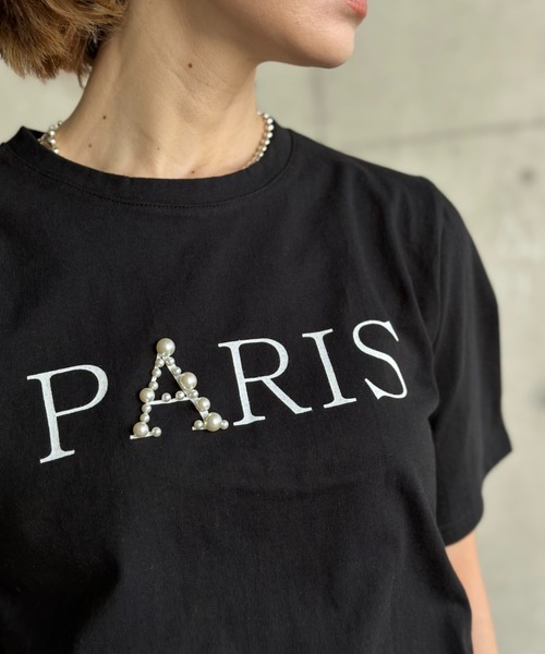 deux amour（ドゥーザムール）の「PARIS T（その他トップス・レディース・ベージュ/ホワイト/ブラック/ブラック×シルバー/ホワイト×シルバー・FREE）」の15枚目の写真