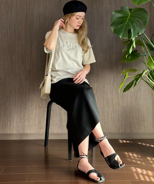 deux amour（ドゥーザムール）の「PARIS T（その他トップス・レディース・ベージュ/ホワイト/ブラック/ブラック×シルバー/ホワイト×シルバー・FREE）」の19枚目の写真