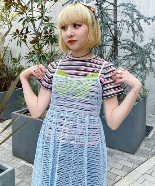 CANDY CANDY PARTY Tシャツ(キャンディーブルー)XL CANDY CANDY PARTY Tシャツ(キャンディブルー) - メルカリ