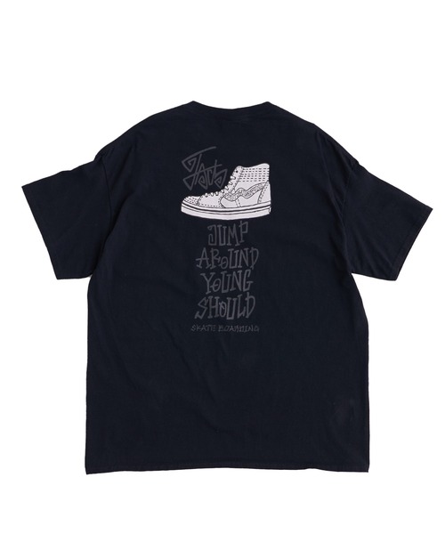 WHO'S WHO gallery（フーズフーギャラリー）の「COOPER FACT スニーカービッグTEE（Tシャツ/カットソー・レディース・ブラック/ホワイト/ブラウン/ベージュ/ネイビー/チャコールグレー・FREE）」の15枚目の写真