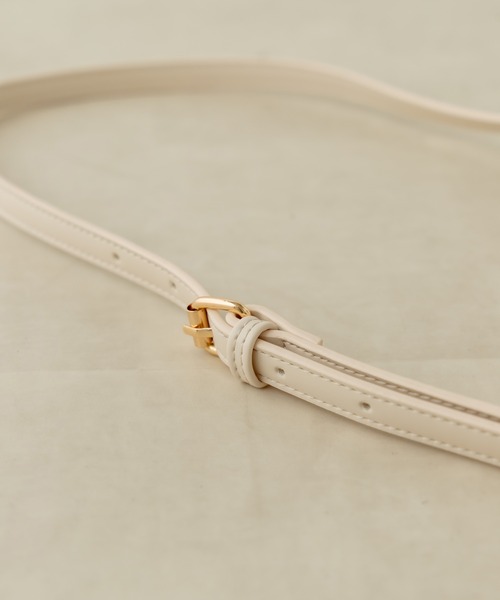 OLIVE des OLIVE（オリーブデオリーブ）の「オリジナルモノグラムPVCバッグ　1031120140（ショルダーバッグ・レディース・アイボリー/ブラック・FREE）」の7枚目の写真