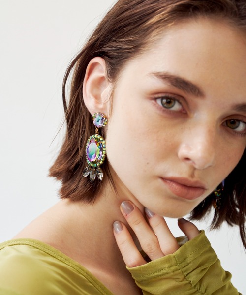 J1U by LA BELLE ETUDE（ジユウバイラベルエチュード）の「Aurora bijou pierce（ピアス（両耳用）・レディース・ピンク/その他・FREE）」の21枚目の写真