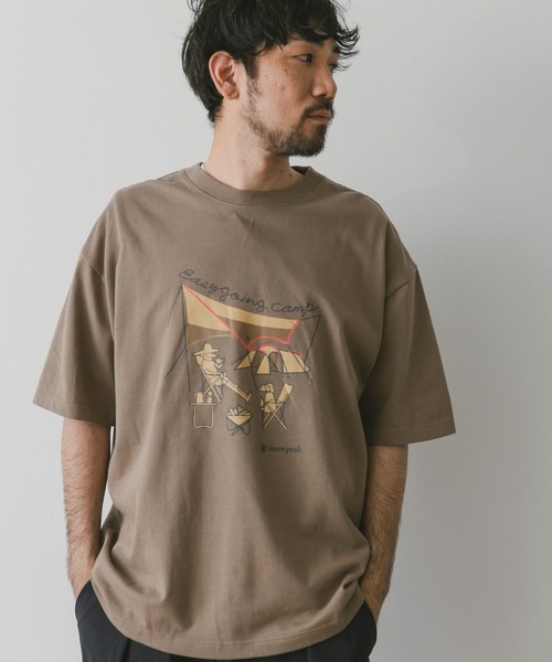 Snow Peak(スノーピーク)の「『別注』snow peak apparel×DOORS 20th EasyGoingCampT(Tシャツ/カットソー・メンズ・ベージュ/グレー/ホワイト/ブラック・MEDIUM/LARGE)」の18枚目の写真