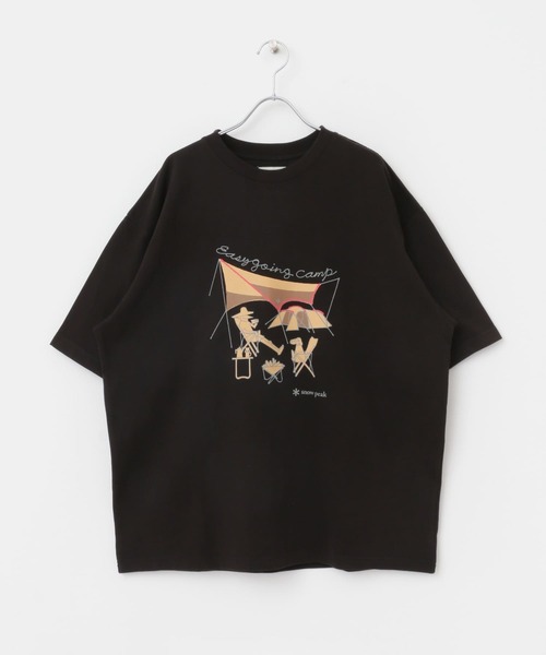 Snow Peak(スノーピーク)の「『別注』snow peak apparel×DOORS 20th EasyGoingCampT(Tシャツ/カットソー・メンズ・ベージュ/グレー/ホワイト/ブラック・MEDIUM/LARGE)」の20枚目の写真