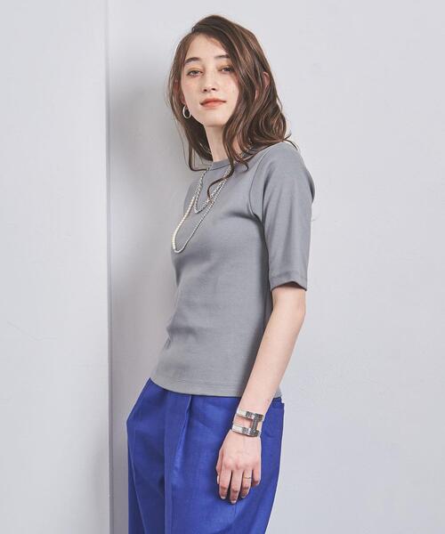 2025SS 新品　UNITED ARROWS コットンフライスTシャツ コットン フライス Tシャツ（Tシャツ/カットソー）｜UNITED