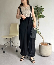 prose verse | サスペンダー付きドロストミリタリーパンツ(カーゴパンツ)