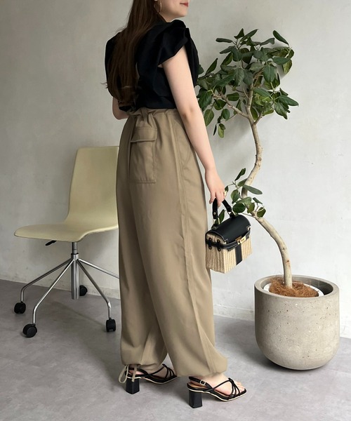 prose verse（プロズヴェール）の「サスペンダー付きドロストミリタリーパンツ（カーゴパンツ・レディース・イエロー/ブラック/カーキ・MEDIUM）」の7枚目の写真