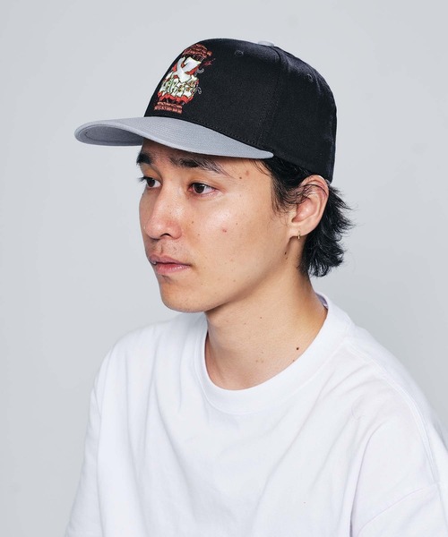 XLARGE(エクストララージ)の「SMASH A CAGE 2TONE CAP(キャップ・メンズ・ブラウン/ブラック/ネイビー・ONE SIZE)」の12枚目の写真