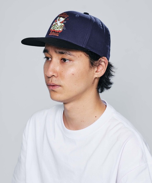XLARGE(エクストララージ)の「SMASH A CAGE 2TONE CAP(キャップ・メンズ・ブラウン/ブラック/ネイビー・ONE SIZE)」の10枚目の写真