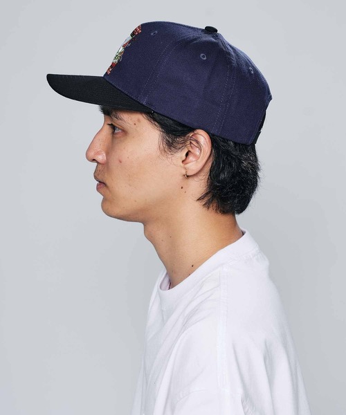 XLARGE(エクストララージ)の「SMASH A CAGE 2TONE CAP(キャップ・メンズ・ブラウン/ブラック/ネイビー・ONE SIZE)」の9枚目の写真