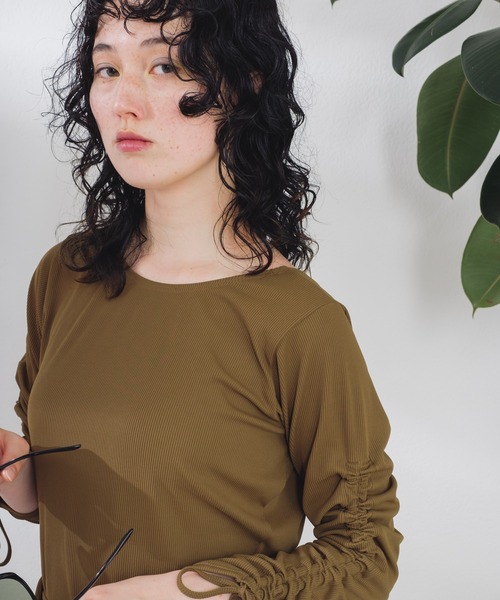 Kastane（カスタネ）の「【OceanPacificコラボ】SWIMSALOPETTE（水着・レディース・ブラック/ブラウン/サックスブルー・FREE）」の17枚目の写真