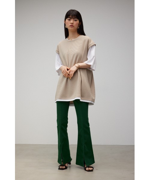 AZUL by moussy(アズールバイマウジー)の「FAUX LAYERED TOPS/フェイクレイヤードトップス(Tシャツ/カットソー・メンズ・ライトグレー/ブラック/サックスブルー/ブラック系その他/グレー系その他/ベージュ系その他・MEDIUM/LARGE)」の18枚目の写真