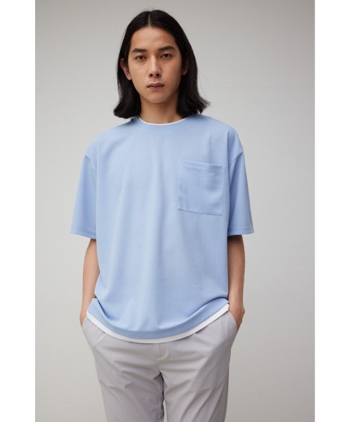 AZUL by moussy(アズールバイマウジー)の「FAUX LAYERED TOPS/フェイクレイヤードトップス(Tシャツ/カットソー・メンズ・ライトグレー/ブラック/サックスブルー/ブラック系その他/グレー系その他/ベージュ系その他・MEDIUM/LARGE)」の16枚目の写真
