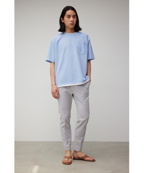 AZUL by moussy(アズールバイマウジー)の「FAUX LAYERED TOPS/フェイクレイヤードトップス(Tシャツ/カットソー・メンズ・ライトグレー/ブラック/サックスブルー/ブラック系その他/グレー系その他/ベージュ系その他・MEDIUM/LARGE)」の15枚目の写真