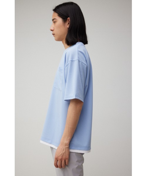 AZUL by moussy(アズールバイマウジー)の「FAUX LAYERED TOPS/フェイクレイヤードトップス(Tシャツ/カットソー・メンズ・ライトグレー/ブラック/サックスブルー/ブラック系その他/グレー系その他/ベージュ系その他・MEDIUM/LARGE)」の13枚目の写真