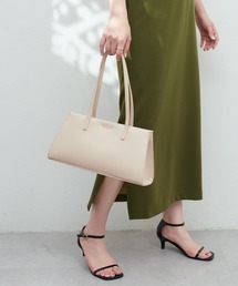 natural couture | ガラス横長肩入れトートバッグ(ショルダーバッグ)